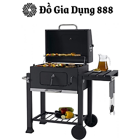 Bếp Nướng Than Hoa Ngoài  Trời BBQ SITO, Chất Liệu Thép Sơn Chịu Nhiệt Mạ Chrome, Dùng Cho Gia Đình, Nhà Hàng, Nhập Hàn