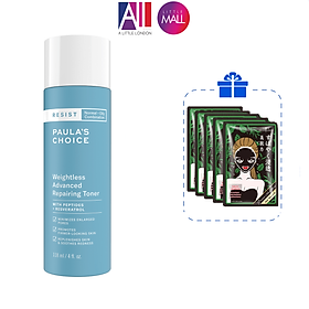Toner se lỗ chân lông Paula's Choice resist weightless advanced repairing toner 118ml TẶNG mặt nạ Sexylook (Nhập khẩu)