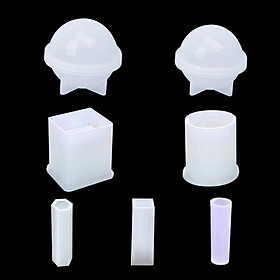 Silicone Resin Casting Molds Candle Mold for DIY Crafts Candle Making Craft A