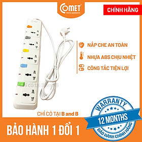 Ổ Cắm Nối Dài Comet CESG2503 - Hàng Chính Hãng