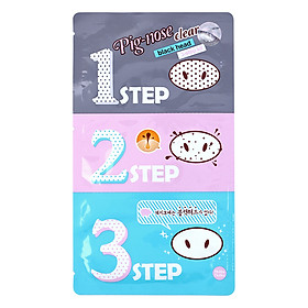 Mặt Nạ Lột Mụn Đầu Đen 3 Bước Holika Holika Pig Nose Clear Black Head 3-Step Kit - 30ml