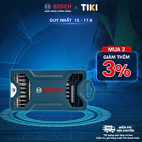 Mua Bộ mũi tua vít đa năng Bosch 25 món (xanh dương)
