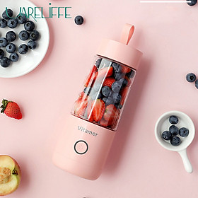 Uareliffe 350ml Electric Juicer Fruit Cup Mini USB Blender Rechargeable Fruit Mixer Quick Juicing Kitchen Food Processor Juice Cup Vegetables Mixer Cup Automatic Fast Juicing Juicer For Kitchen Travel
