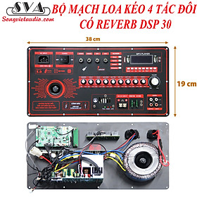 BỘ MẠCH LOA KÉO 4 TẤC ĐÔI REVERB DSP30 300W, 19X38CM