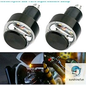 BỘ 2 ĐẦU GÙ CHỐNG ĐỔ TAY LÁI XE MÁY XE ĐIỆN CÓ ĐÈN LED TRANG TRÍ XIN NHAN CỰC ĐẸP 