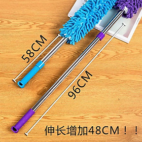 Mua Chổi Phủi Bụi Rửa Xe  phất trần San Hô Rút Gọn Siêu Mịn Tiện Dụng (màu ngẫu nhiên)