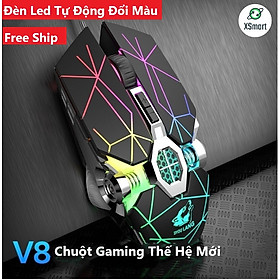 Bộ Chuột Và Bàn Phím CƠ XSmart Gaming LED Nhiều Màu Cho Máy Tính Laptop PC