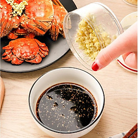 Mua Dụng cụ xay tỏi ớt bằng tay tiện dụng-Máy xay nhuyễn tỏi ớt hành gia vị cầm tay 2 lưỡi