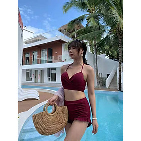 Bộ Bikini, Bộ Bơi 3 món có áo ngoài đẹp sang chảnh