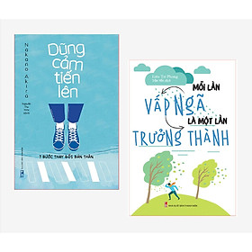Combo 2 cuốn: Mỗi Lần Vấp Ngã Là Một Lần Trưởng Thành + Dũng Cảm Tiến Lên - 7 Bước Thay Đổi Bản Thân
