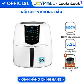 Mua Nồi Chiên Không Dầu Lock&Lock EJF357WHT (5.2 Lít) - Hàng Chính Hãng