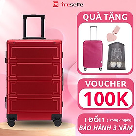 [SIZE 20 INCH] Vali kéo du lịch cao cấp chất liệu hợp kim nhôm nguyên khối nhập khẩu Hàn Quốc Tresette 2128