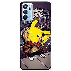 Ốp lưng dành cho Oppo Reno 6 - Reno 6 Z mẫu PiKaCHu