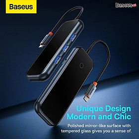 Hub Mở Rộng Kết Nối Đa Năng Baseus AcmeJoy HUB Docking Station Cho Macbook Laptop iPad Điện Thoại - hàng chính hãng