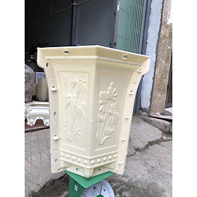 Khuôn đúc chậu ống cao 55cm nhưa ABS có đủ lòng trong