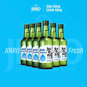 [CHÍNH HÃNG] Soju Hàn Quốc JINRO FRESH 360ml - Combo 6 chai