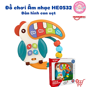 Đồ Chơi Sơ Sinh - Đồ chơi Âm Nhạc HUANGER HE0532 - Đàn Hình Con Vẹt Cho Bé Từ 12 Tháng Tuổi