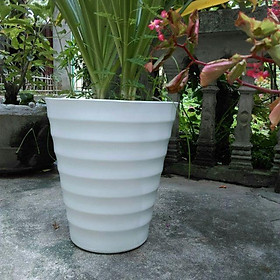 Chậu nhựa trồng cây hoa, cây giả cao cấp cao 40cm, 30cm, 20cm hình tròn, hình vuông