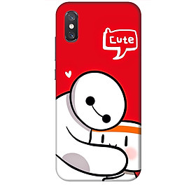 Ốp lưng dành cho điện thoại XIAOMI MI 8 PRO hinh Big Hero Cute