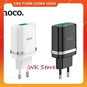 Củ sạc nhanh Hoco c12Q, sạc nhanh 18w - Hàng chính hãng