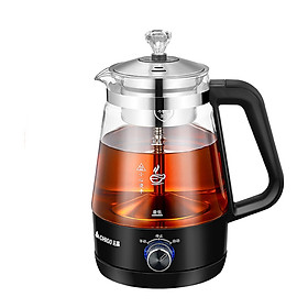 Bình Pha Trà Cafe Thủy Tinh Thông Minh Bằng Điện Siêu Tốc CHIGO, Với 2 Chế Độ Đun - Hàng Chính Hãng