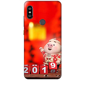 Ốp lưng dành cho điện thoại XIAOMI NOTE 6 PRO Heo Chúc Mừng Năm Mới