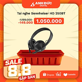 Tai Nghe Chụp Tai Bluetooth Sennheiser HD 250BT - Hàng Chính Hãng