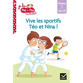 Sách tập đọc tiếng Pháp - Téo et Nina niveau 1 - Vive les sportifs!