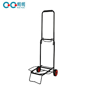 Xe kéo hàng xếp gọn chỉ 2kg tải trọng đến 80kg Trolley Wheel bánh cao su lớn