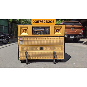 Mua Loa kéo di động MTMAX BK33 - Dàn karaoke ngoài trời bass 4 tấc đôi ngang  2 treble - Loa khủng long siêu cấp bao hay