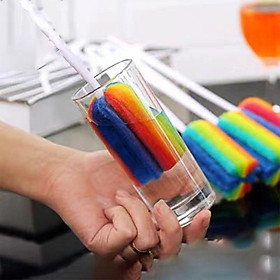 Mua CÂY CỌ RỬA CỐC CHÉN BÌNH SỮA CỌ LY ( XỐP 7 MÀU)