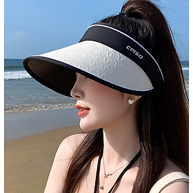 Mũ rộng vành nữ chống nắng chống tia cực tím tuyệt đối, nón nửa đầu nữ thời trang