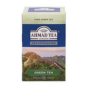 TRÀ AHMAD ANH QUỐC - XANH (40g) - Green Tea Decaffeinated - Không chứa Caffeine