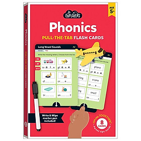 [Download Sách] Junior Explorers: Phonics Pull-the-Tab Flash Cards