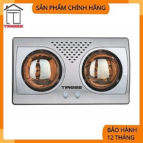 Đèn sưởi nhà tắm hai bóng tiross 550W TS9291 - Hàng chính hãng