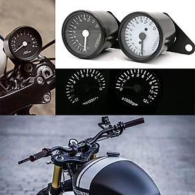 Đồng hồ công tơ mét kết hợp đèn LED 12K RPM độc đáo dành cho xe mô tô