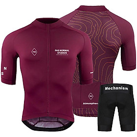 2023 PNS đạp xe đạp đồng phục xe đạp đi xe đạp mùa hè đặt áo xe đạp mtb mặc quần áo đi xe đạp thoáng khí Color: Cycling Set 8 Size: XS