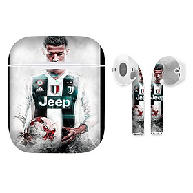 Mua Miếng dán skin chống bẩn cho tai nghe AirPods in hình bóng đá - 009 (bản không dây 1 và 2)