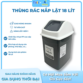 Mua Thùng Rác Nhựa Nắp Lật Kokomega 18 Lít KT: 42*20*56 CM