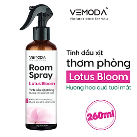 Xịt phòng tinh dầu cao cấp Vemoda 260ml giúp khử mùi