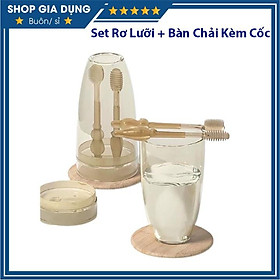 Mua Set Rơ Lưỡi + Bàn Chải SiliCon Kèm Cốc Siêu An Toàn Cho Bé Từ 0-18 Tháng