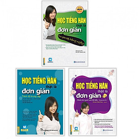 [Download Sách] Combo Học Tiếng Hàn Thật Là Đơn Giản: Dành Cho Người Mới Bắt Đầu + Trong Giao Tiếp Hàng Ngày + Trình Độ Trung Cấp (Học tiếng Hàn siêu nhanh/ Tặng kèm bookmark thiết kế)