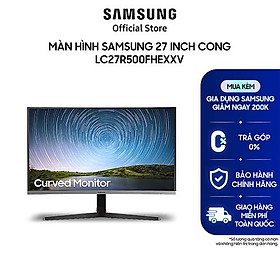 Màn hình cong Samsung 27 inch FHD LC27R500FHEXXV - Hàng chính hãng