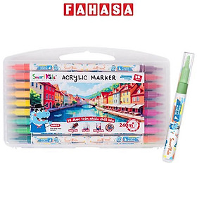 Hộp 36 Bút Lông Màu Acrylic - Smart Kids AM04
