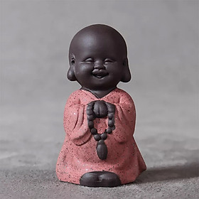 Mua Tượng nhà sư tu sĩ gốm sứ tử sa cao cấp phụ kiện bàn trà trang trí phòng khách