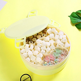 Mua Hộp Mứt Tết 2 Tầng Với Nhiều Ngăn Đựng Bánh Kẹo Riêng Biệt Có Nắp Đậy Kín - Quà Tặng Tết 2023