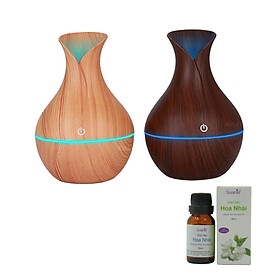 Mua Máy Phun Sương Tạo Ẩm Vân Gỗ Cổ Cao + Tặng Kèm Lọ Tinh Dầu Xông Phòng 10ml Tự Chọn  Máy Khuếch Tán Tinh Dầu Tạo Độ Ẩm Mini Cao Cấp  Máy Phun Sương Tinh Dầu  Máy Phun Sương Tạo Ẩm Mẫu Vân Gỗ Sang Trọng