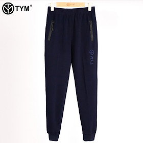 Quần Jogger Thể Thao Unisex Nam Nữ TYM - Vải Poly dày dặn, mịn, mát - Logo thêu - JGMT001 - TYM FASHION