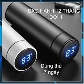 Mua Bình đựng nước Bình giữ nhiệt inox hiển thị led nhiệt độ