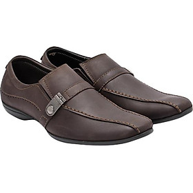 Giày Da Nam Huy Hoàng HT7111 - Nâu (Size